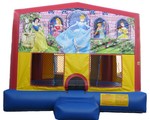 Bounce Houses 15 X 15 Purple Princess Bouncer